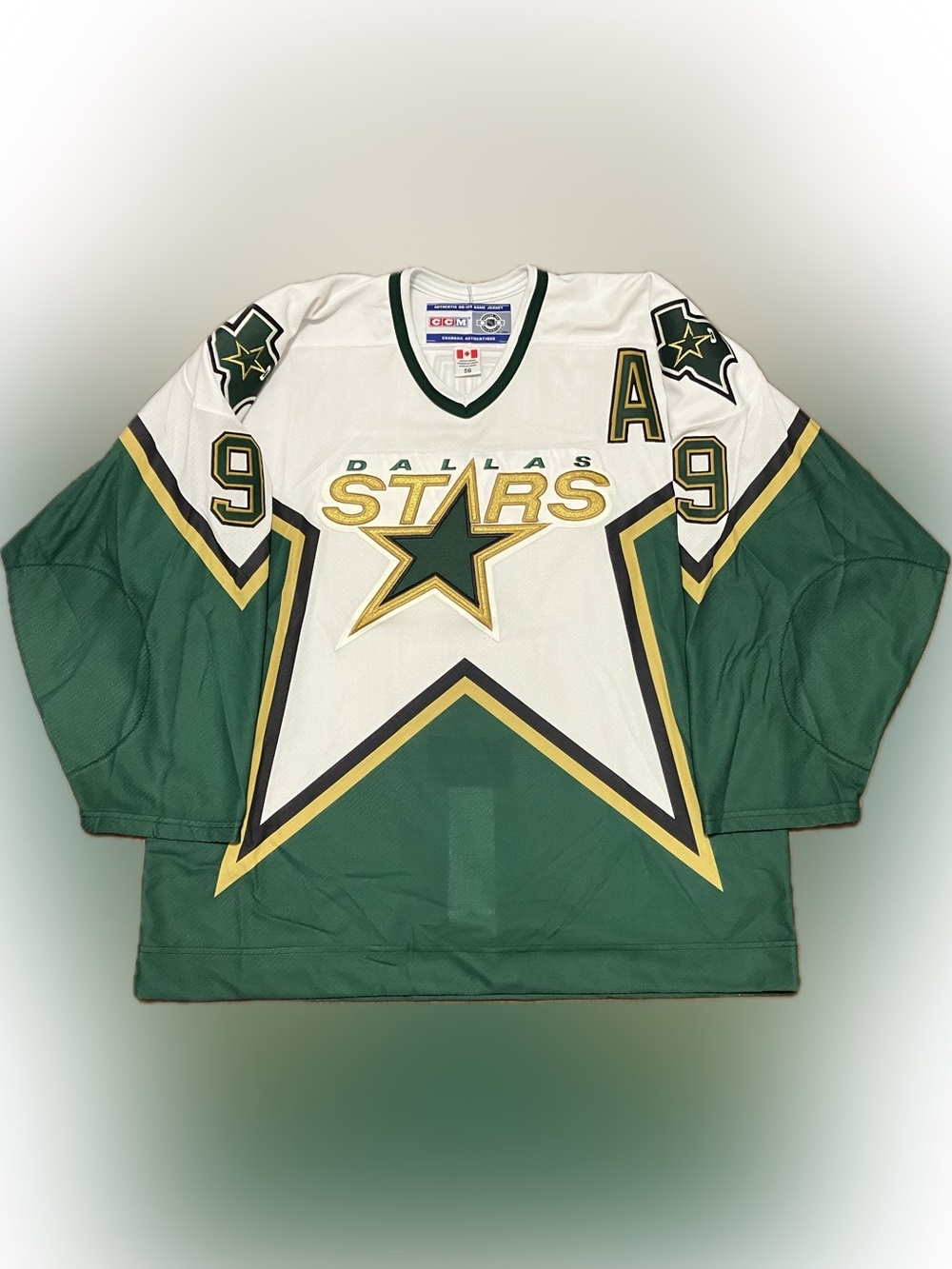 Dallas Stars Mike Modano Autographed CCM Authentic NHL Hockey Jersey Size 56